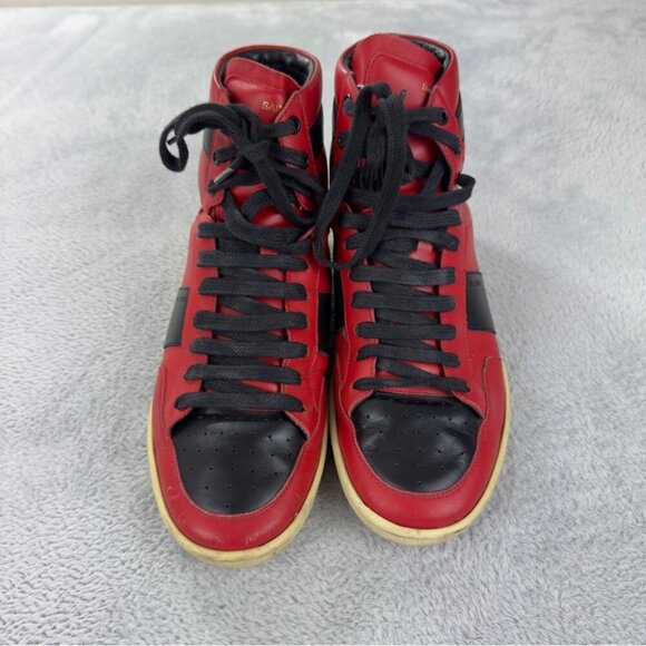 Saint Laurent Paris Men's Size 7 US/40 EU Classic SL/10H Leather 345416 Senakers - Picture 13 of 14